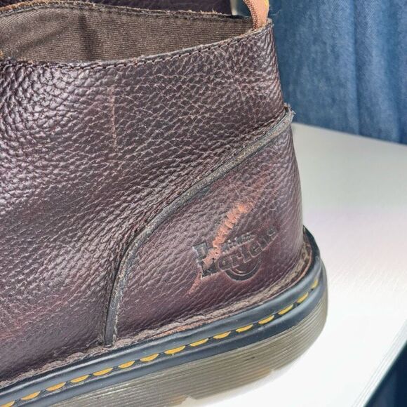 Dr martens sussex bear track slip resistant chukka boots dark drown size 12 main image 5